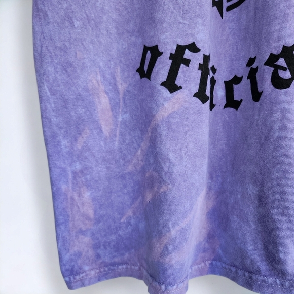 Playboy | Mineral Washed & Bleached Purple Tee Bunny Large Mens Large L Slim Fit - Picture 2 of 6